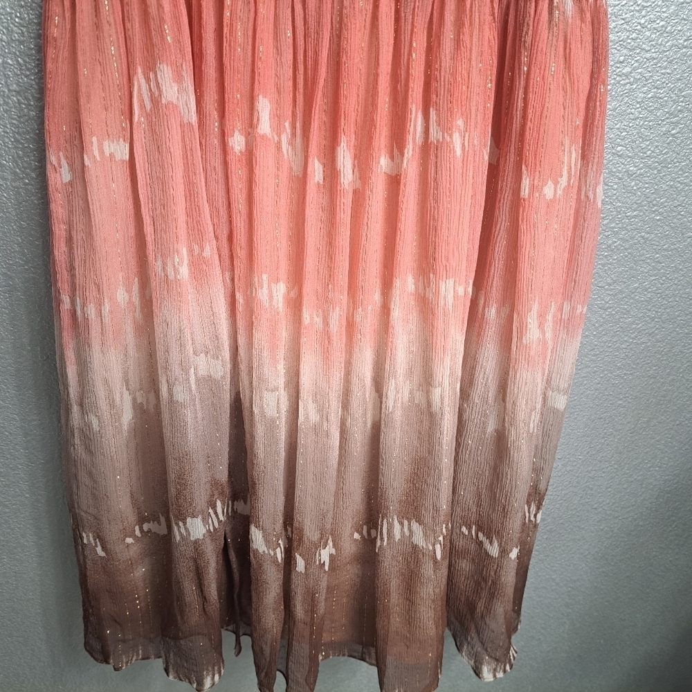 BCBGMAXAZRIA Silk Ombre Dress Size M - Picture 16 of 16